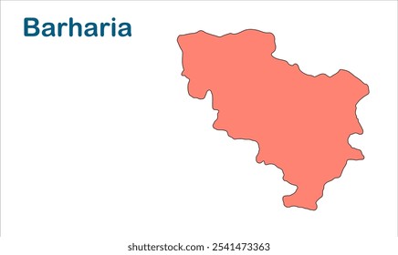 Barharia subdivision map ,Siwan District, Bihar State, Republic of India, Government of Bihar, Indian territory, Eastern India, politics, village, tourism