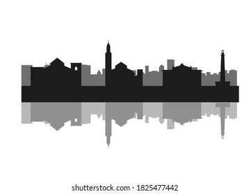 bari city skyline in Italy