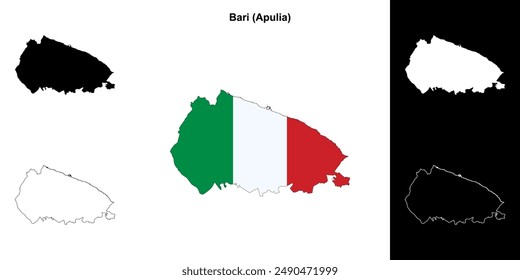 Mapa de la provincia de Bari