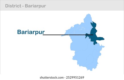 Bariarpur sub-district map, Munger District, Bihar State, Republic of India, Government of Bihar, Indian territory, Eastern India, politics, village, tourism