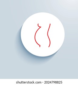 Bariatric Surgery Icon Vector Design