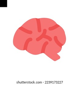 barin icon logo flat style vector