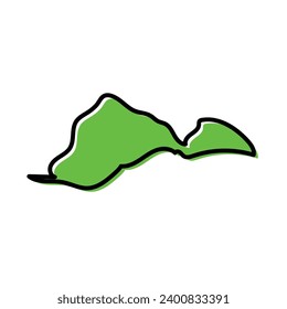 Diseño de mapas vectoriales del estado de Barinas en Venezuela.