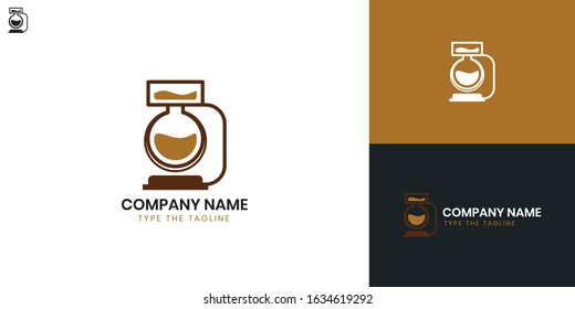 Barista Coffee Logo - All elements on this template are editable with vector software. 