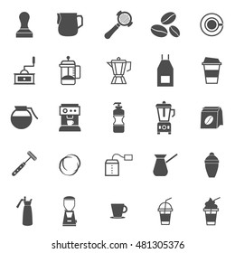 Barista icon on white background, stock vector