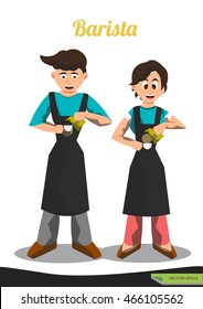barista info fro Recruitment or Present yourself.
