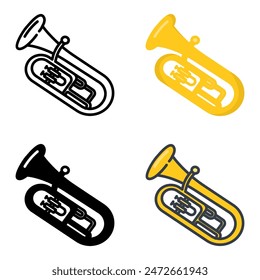 The Baritone icon represents a brass instrument used in bands and orchestras for rich, resonant tones.