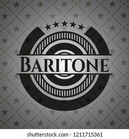 Baritone realistic dark emblem