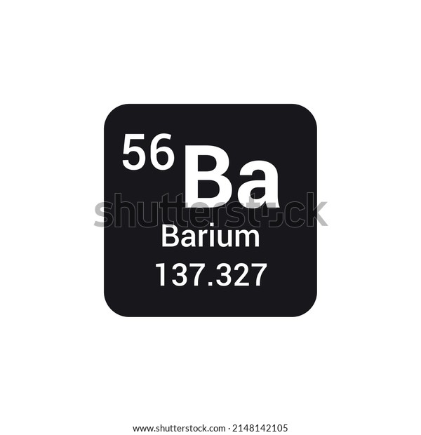 Barium chemical element\
periodic table