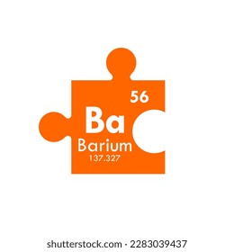 barium icon set. vector template illustration  for web design