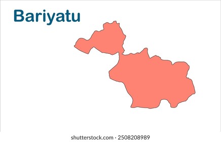 Mapa da subdivisão de Bariyatu, Distrito de Latehar, Estado de Jharkhand, República da Índia, Governo de Jharkhand, Território indiano, Índia Oriental, política, aldeia, turismo