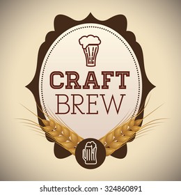 Barley  concept and wheat design, vector illustration 10 eps graphic.