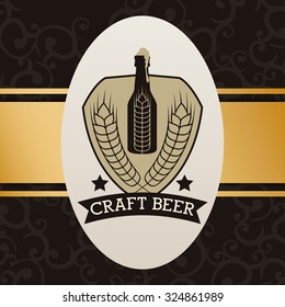 Barley  concept and wheat design, vector illustration 10 eps graphic.