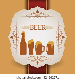 Barley  concept and wheat design, vector illustration 10 eps graphic.