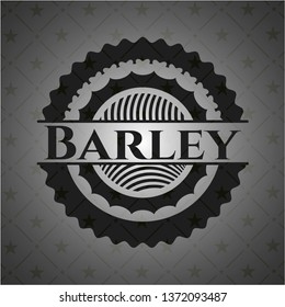 Barley dark badge