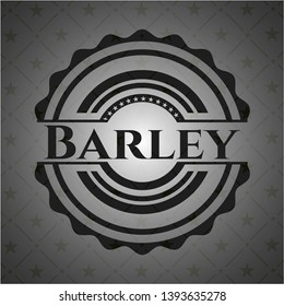 Barley dark emblem. Vector Illustration. Detailed.