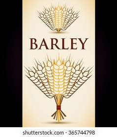 Barley icon design 