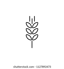 barley icon. Element of drinks icon for mobile concept and web apps. Thin line barley icon can be used for web and mobile. Premium icon on white background