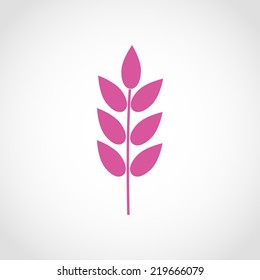 Barley Icon Isolated on White Background