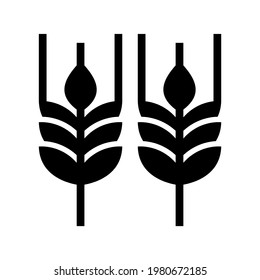 barley icon or logo isolated sign symbol vector illustration - high quality black style vector icons
