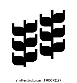 barley icon or logo isolated sign symbol vector illustration - high quality black style vector icons
