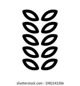 barley icon or logo isolated sign symbol vector illustration - high quality black style vector icons
