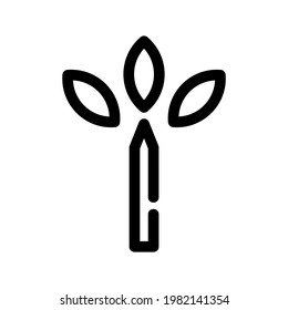 barley icon or logo isolated sign symbol vector illustration - high quality black style vector icons
