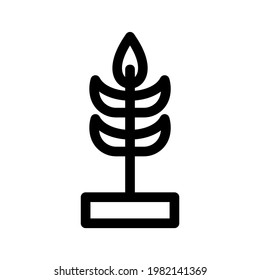 barley icon or logo isolated sign symbol vector illustration - high quality black style vector icons
