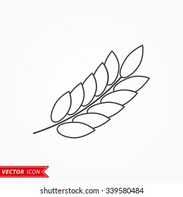 Barley  icon  on white background. Vector illustration.
