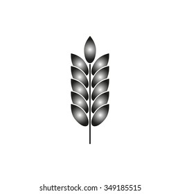 Barley  icon  on white background. Vector illustration.