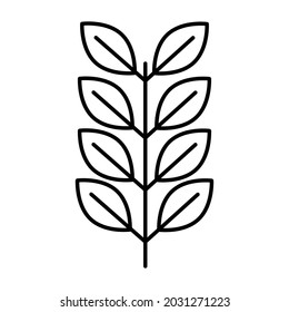 Barley Outline bold Vector Icon which can be easily modified or Edited 