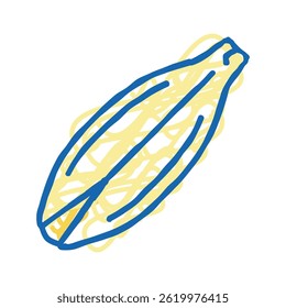 barley seed doodle icon sketch vector. barley seed sign. isolated symbol illustration