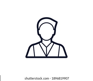 Barmen line icon. Single pictogram of holidays for web design and mobile app. International Bartender's Day  pictogram. Bar outline icon on white background. 