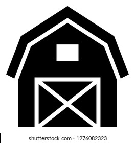 Barn Building Farm Icon