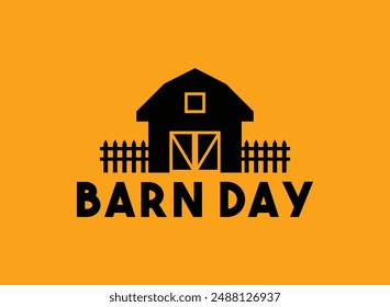 Barn Day. The second Sunday in July. Eps 10.