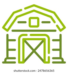 Scheunentür-Symbol für Web, App, Infografik usw