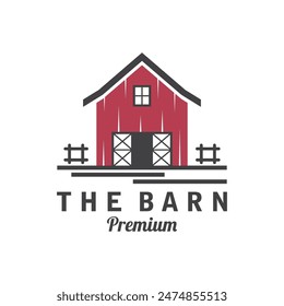 Barn farm  farmhouse  warehouse logo  vector design