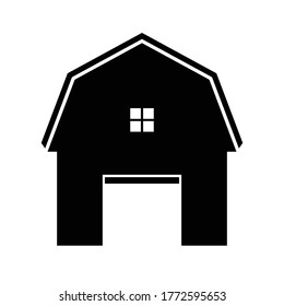 Barn Farm Icon isolated on white background, Barn Farm icon vector simple sign