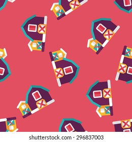 barn flat icon,eps10 seamless pattern background