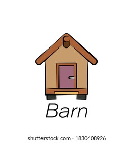 barn hand draw icon. Element of farming illustration icons. Signs and symbols can be used for web, logo, mobile app, UI, UX
