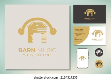 Barn and headphone for design inspiration