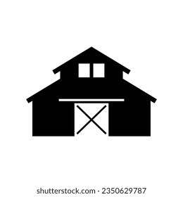 Barn house icon design. isolated on white background. vector illustration