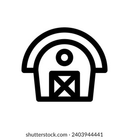 Barn House icon design template