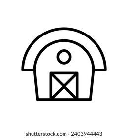 Barn House icon design template