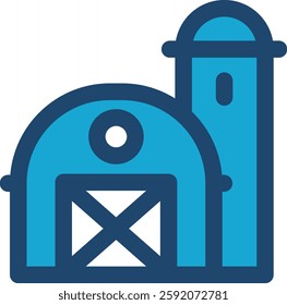 Barn Icon Element For Design