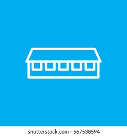 barn icon illustration isolated vector sign symbol