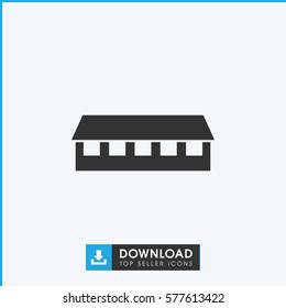 barn icon illustration isolated vector sign symbol