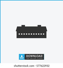 barn icon illustration isolated vector sign symbol