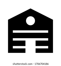icono de barra o logotipo símbolo de signo aislado ilustración vectorial - iconos vectoriales de estilo negro de alta calidad
