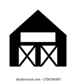 icono de barra o logotipo símbolo de signo aislado ilustración vectorial - iconos vectoriales de estilo negro de alta calidad
